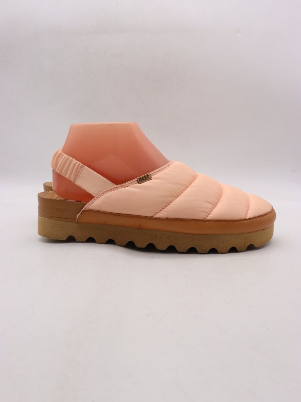 Reef Puff Puff Sage Pink Women's Size 10 Clog Slip On Slingback Sandals Mules